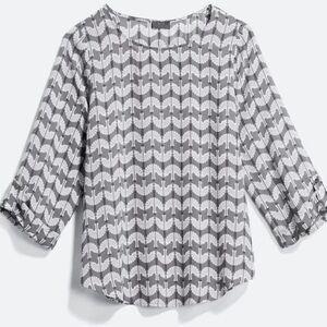 Pixley - Ellie Printed 3/4 Sleeve Blouse
